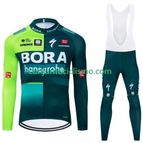 Conjunto Maillot + Culotte largo con tirantes Invierno Termico Bora Hansgrohe 2024 N001